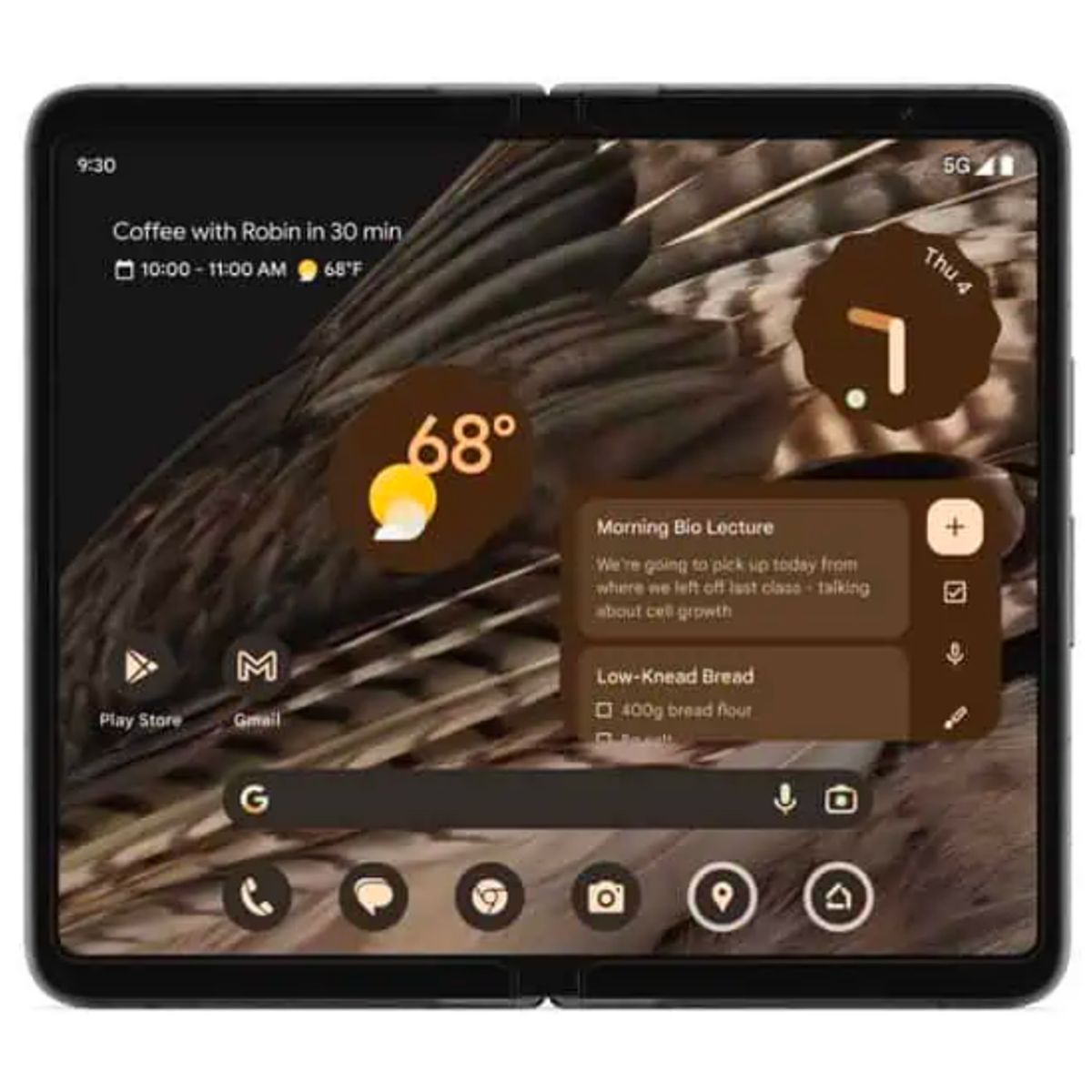 GOOGLE - Teléfono Inteligente Google Pixel Fold 256G Negro Reacondicionado