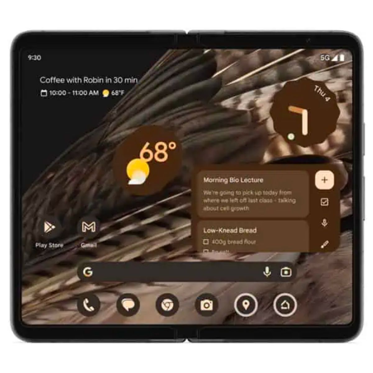 GOOGLE - Teléfono Inteligente Google Pixel Fold 256G Negro Reacondicionado