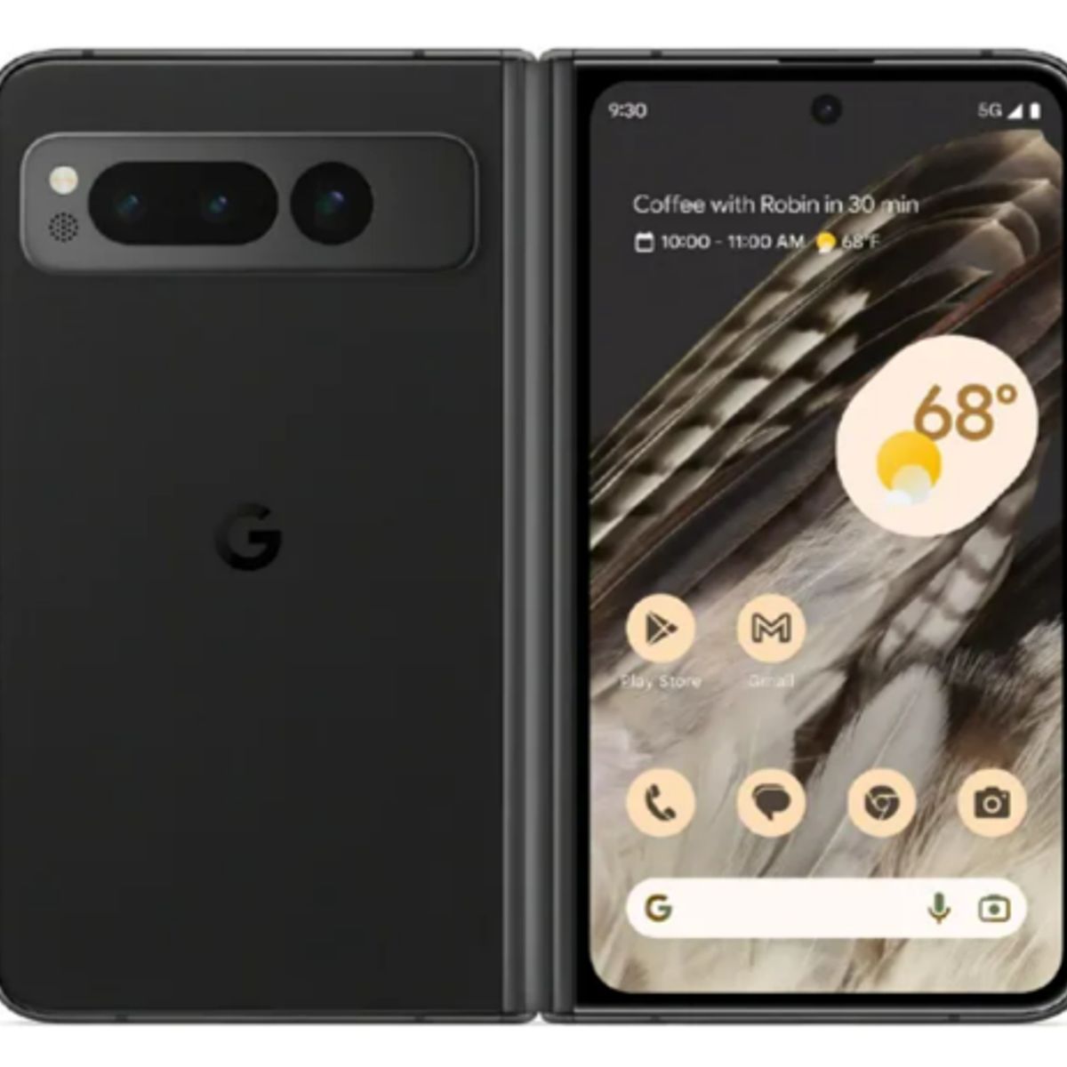 GOOGLE - Teléfono Inteligente Google Pixel Fold 256G Negro Reacondicionado