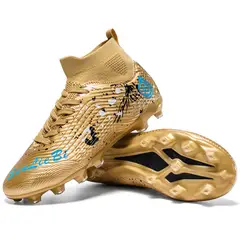 DANWEILE - Zapatillas fútbol Unisex Dorado