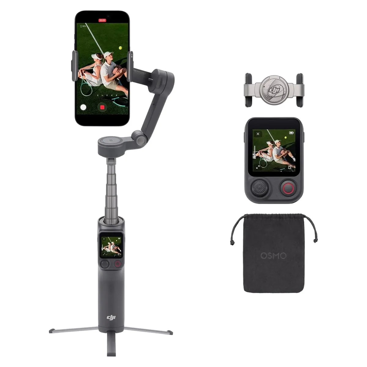 DJI - Estabilizador para smartphone Pack Estándar DJI Osmo Mobile 8P