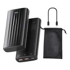 SANKARA - Power Bank 20000mah 22.5w Cargador Portatil Batería Externa Negro