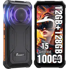 FOSSIBOT - F110L Celular 12GB+128GB 10000mAh 50MP Android 15 Smartphone