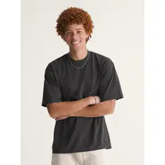 VANS - Polera MC Hombre Loose Fit Tshirt Negro