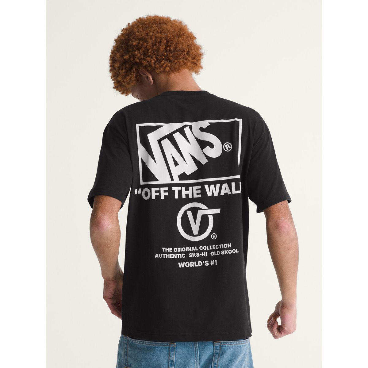 VANS - Polera MC Hombre Stacked Hi Tee Negro VANS
