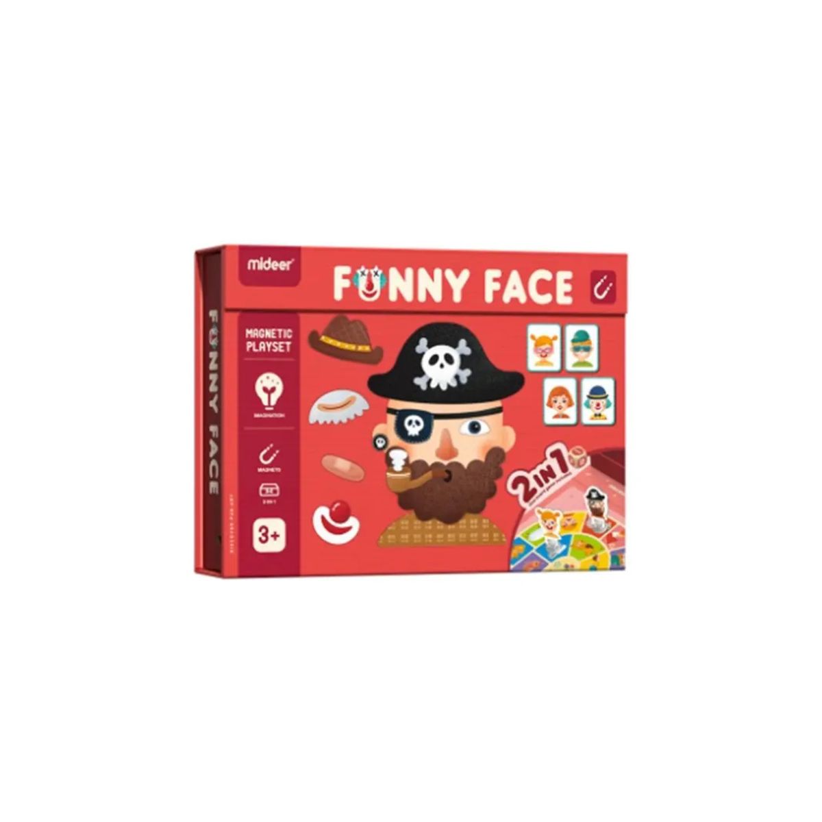 MIDEER - Juego Magnetico Funny Face Mideer