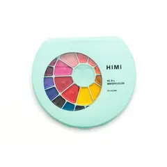 HIMI - Set de Acuarela Semi Humeda 24 Colores (Estuche Verde)