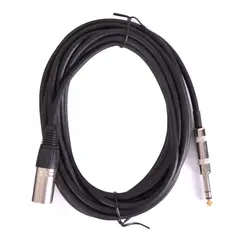 CARVERPRO - CABLE BALANCEADO PLUG 6.3 ST - XLR MACHO 6MTS LPX-6