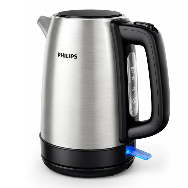 PHILIPS Hervidor 1.7L Acero Inoxidable Base Giratoria 360°
