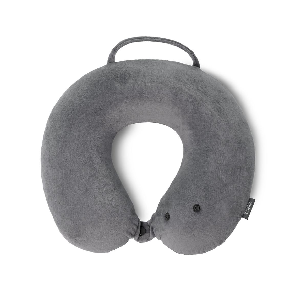 TOTTO - Almohada de Viaje Memory Foam Jet Pillow color Gris