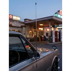 GENERICO - Antena 84cm Radio Taxi camión jeep + Imán, Resorte