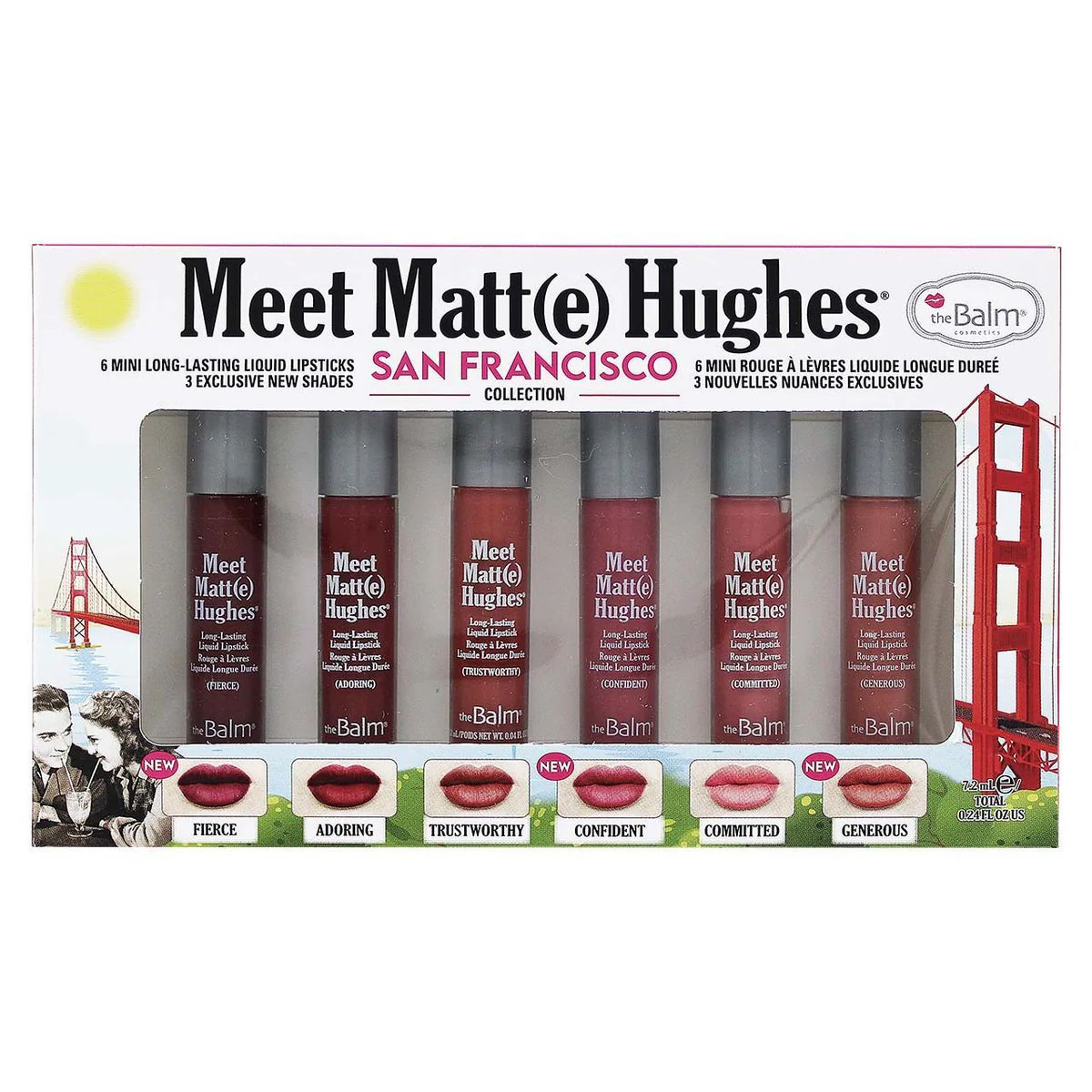 THEBALM - Labial Meet Matte Hughes Lip Kit 6 mini