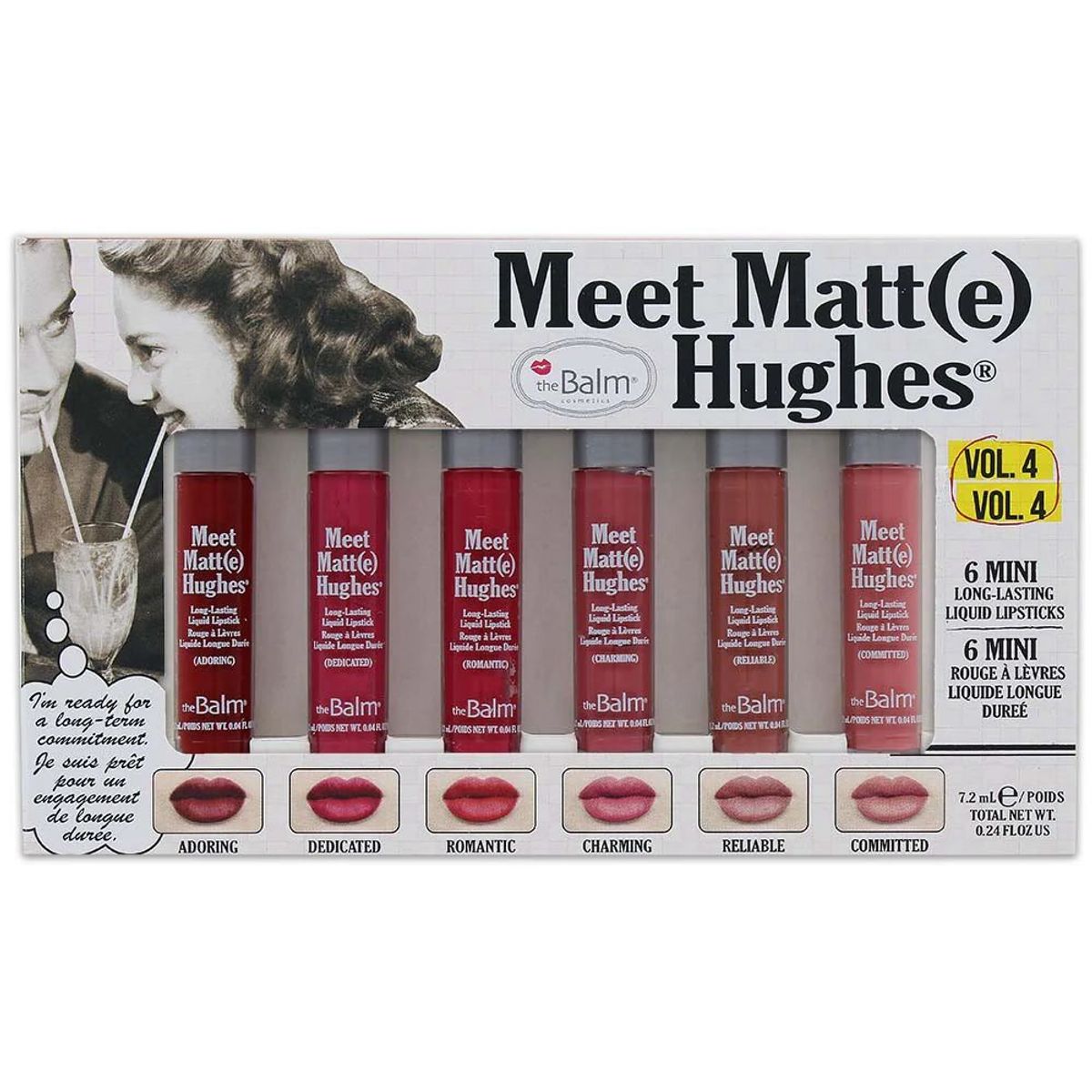 THEBALM - Labial Meet Matte Hughes Lip Kit 6 mini