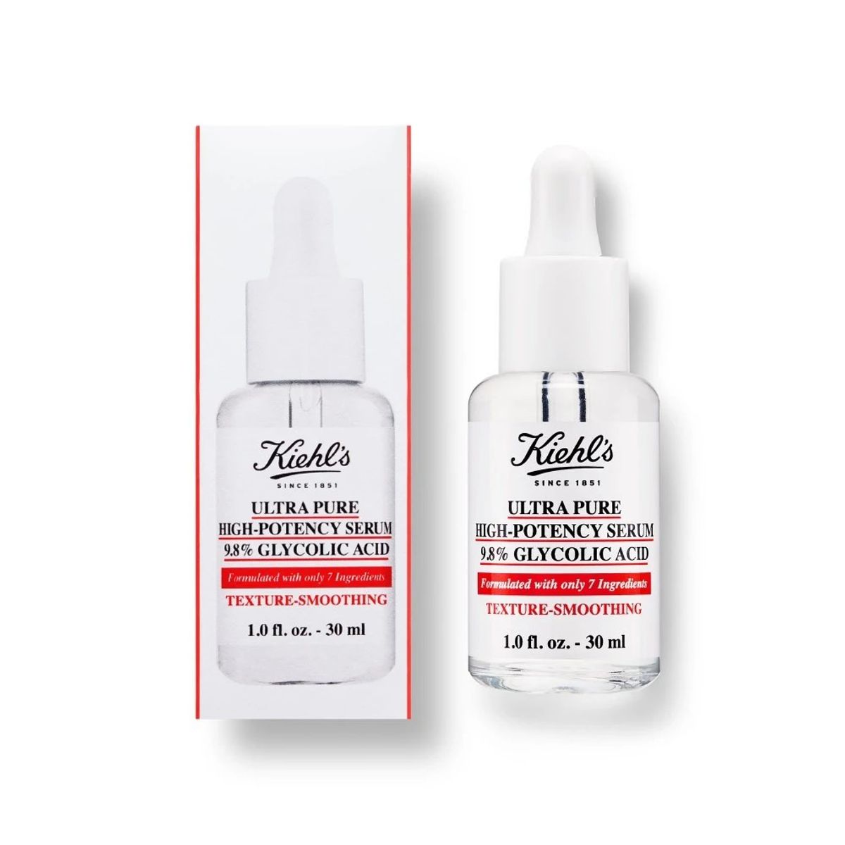 KIEHLS - Sérum Ultra Puro de Alta Potencia con 9,8% de Ácido Glicólico 30 ml