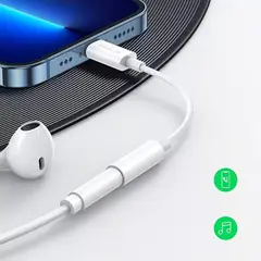 BESTLINK - Adaptador Lightning a Jack 3.5mm para iPhone Audio Auxiliar