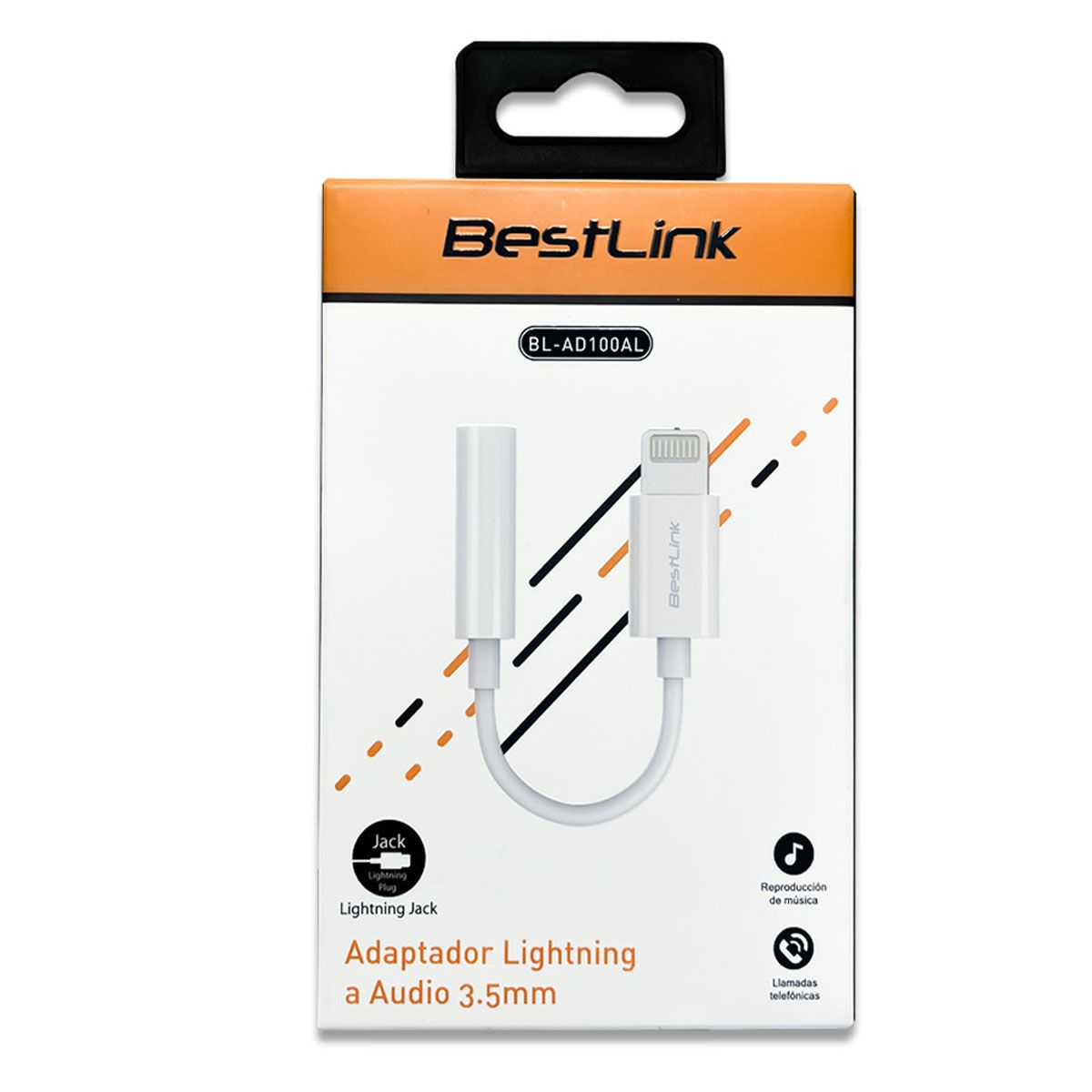 BESTLINK - Adaptador Lightning a Jack 3.5mm para iPhone Audio Auxiliar