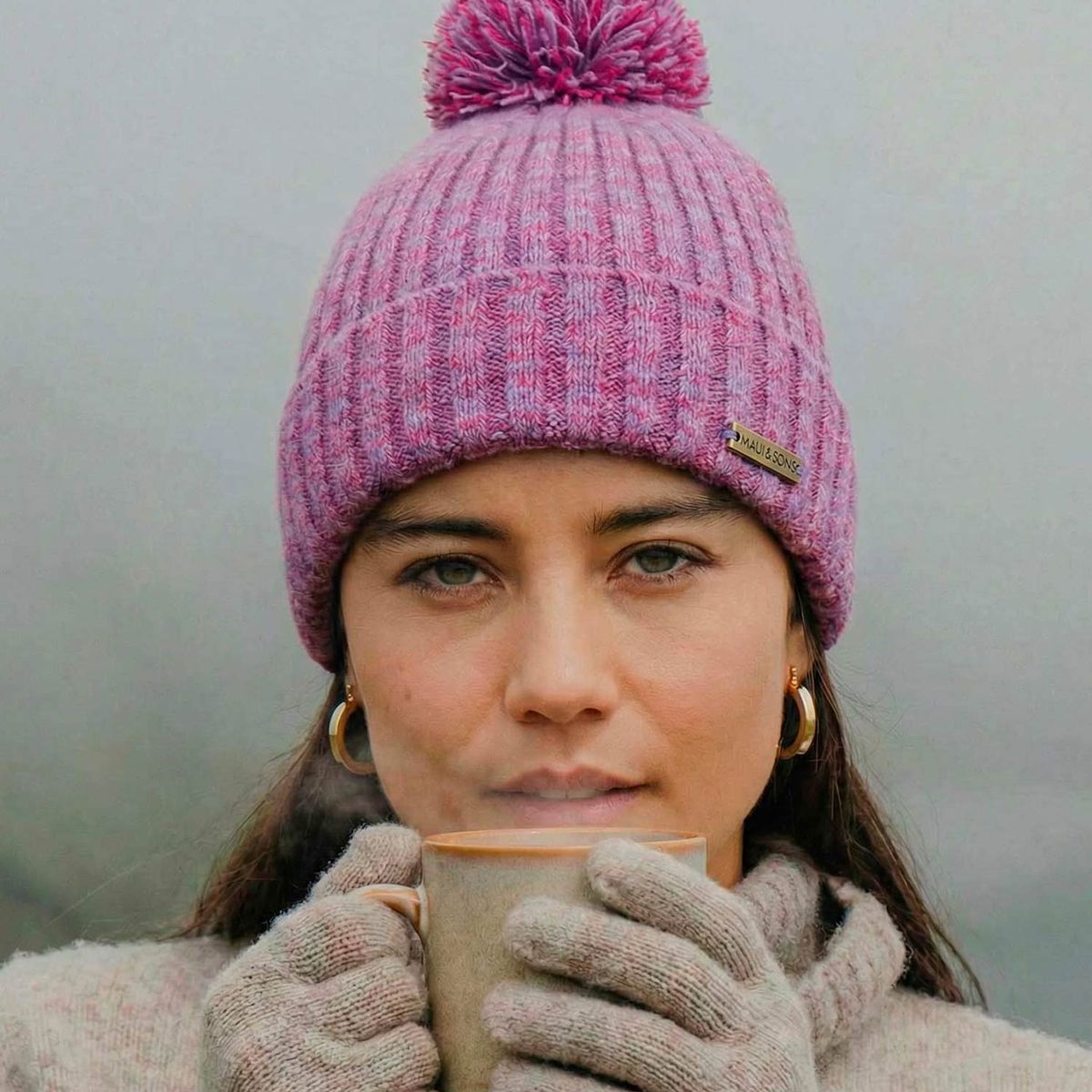 MAUI AND SONS - Gorro Foamir Morado Mujer Maui And Sons