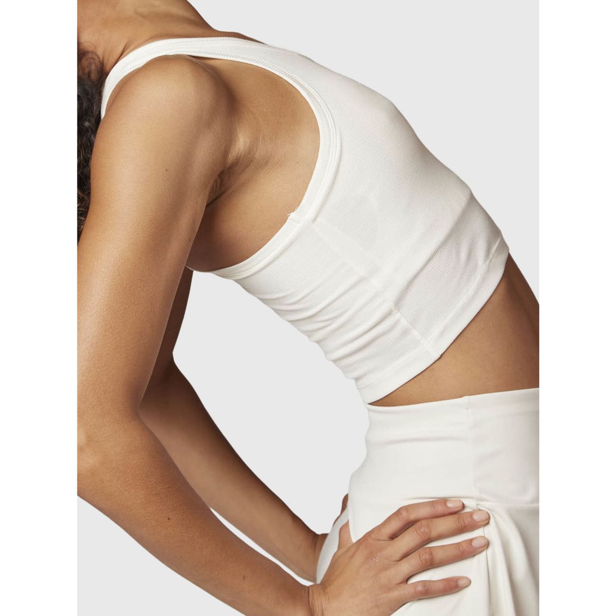 BSOUL - Polera Mujer Modal Rib Aloe Crudo BSOUL