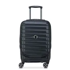 DELSEY - MALETA DE CABINA EXPANDIBLE CON PORTALAPTOP 55 CM. SHADOW 5.0 NEGRO