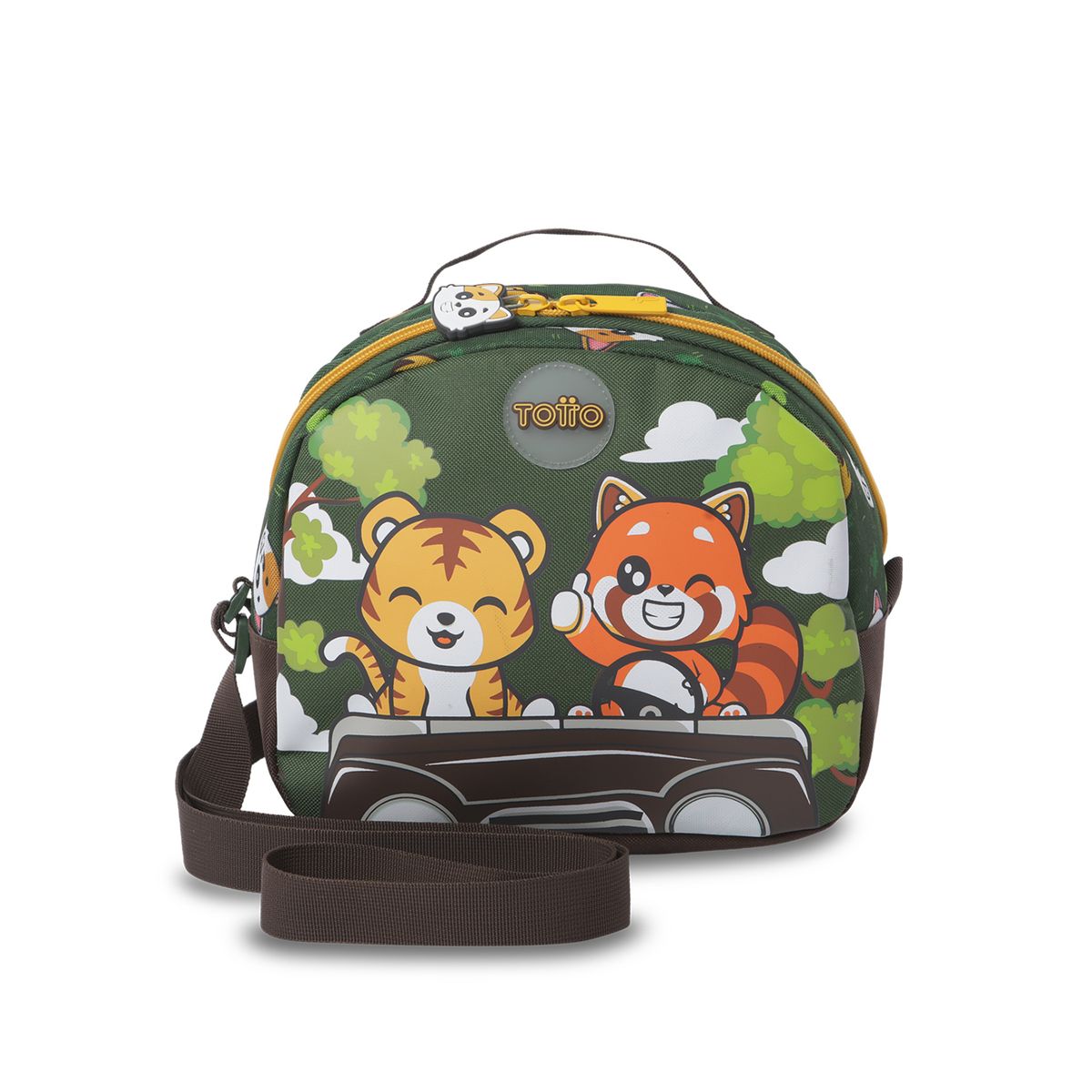TOTTO - Lonchera Térmica para Niño Safari Mediana Verde