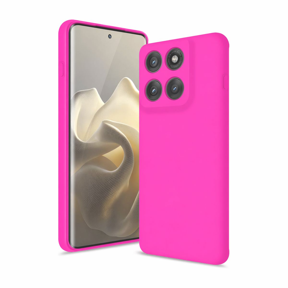GENERICO - Carcasa Compatible Con Motorola Edge 60 Fusion Fucsia