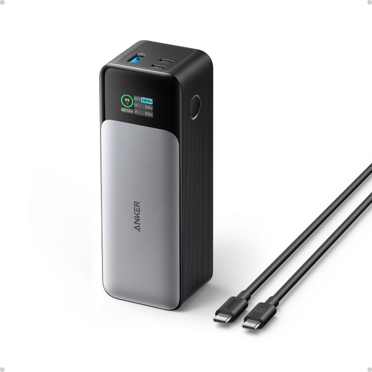 ANKER - Batería Externa Laptop Anker 24.000 mAh Carga Ultra Rápida 140W Negro