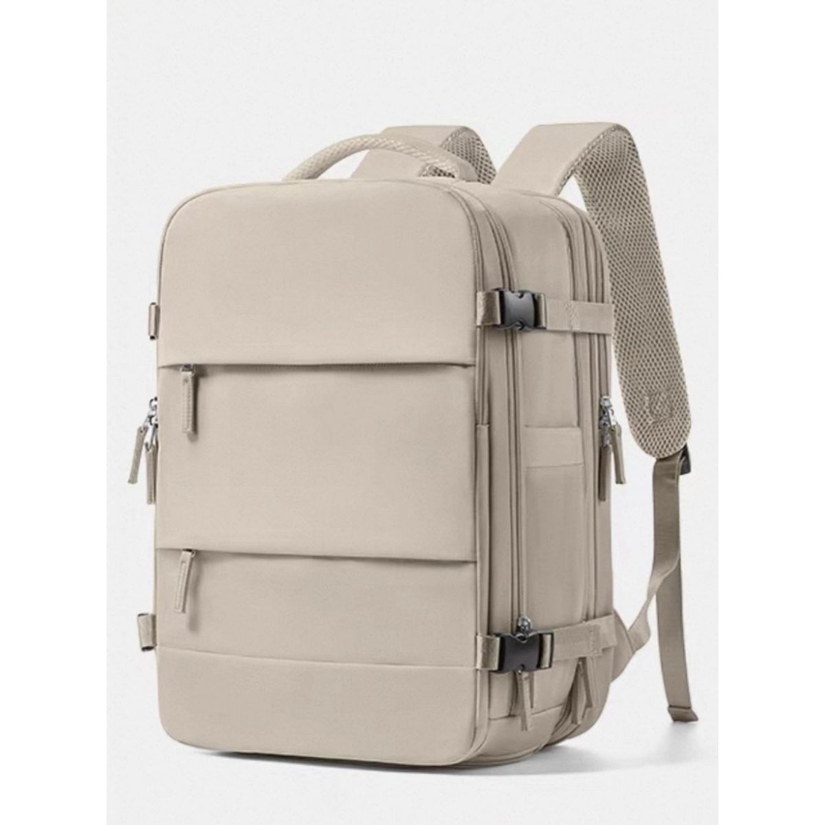 MOMO - Mochila De Viaje Avión Aprobado Gran Capacidad  Diseño De La Tela Lisa