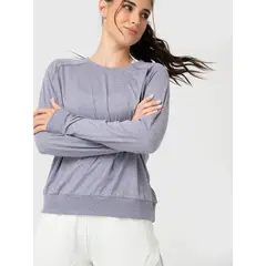 BSOUL - Polerón Mujer Crew Neck Morado