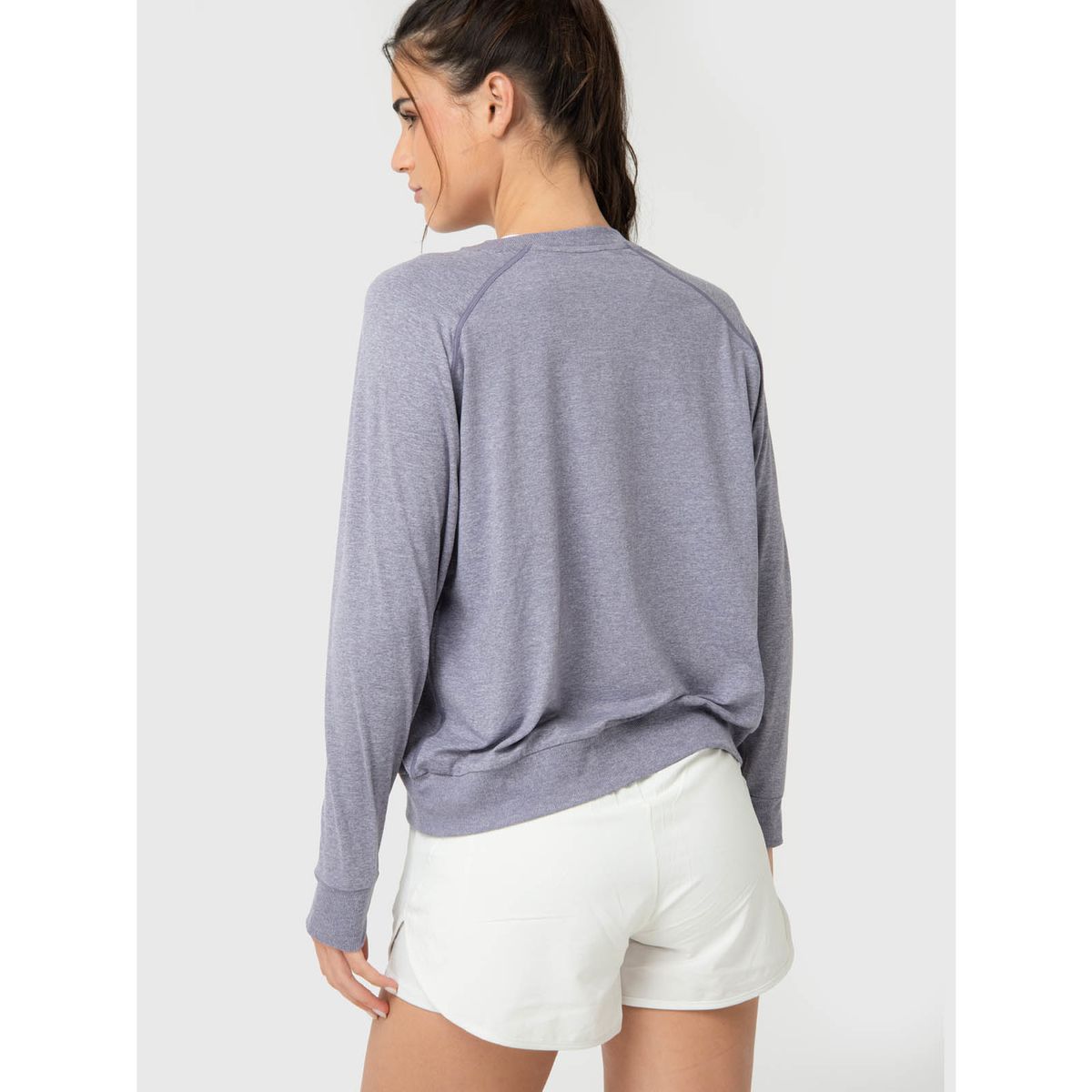 BSOUL - Polerón Mujer Crew Neck Morado BSOUL