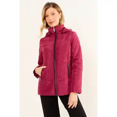 MA GRIFFE - Parka Lisa Mujer Burdeos Magriffe