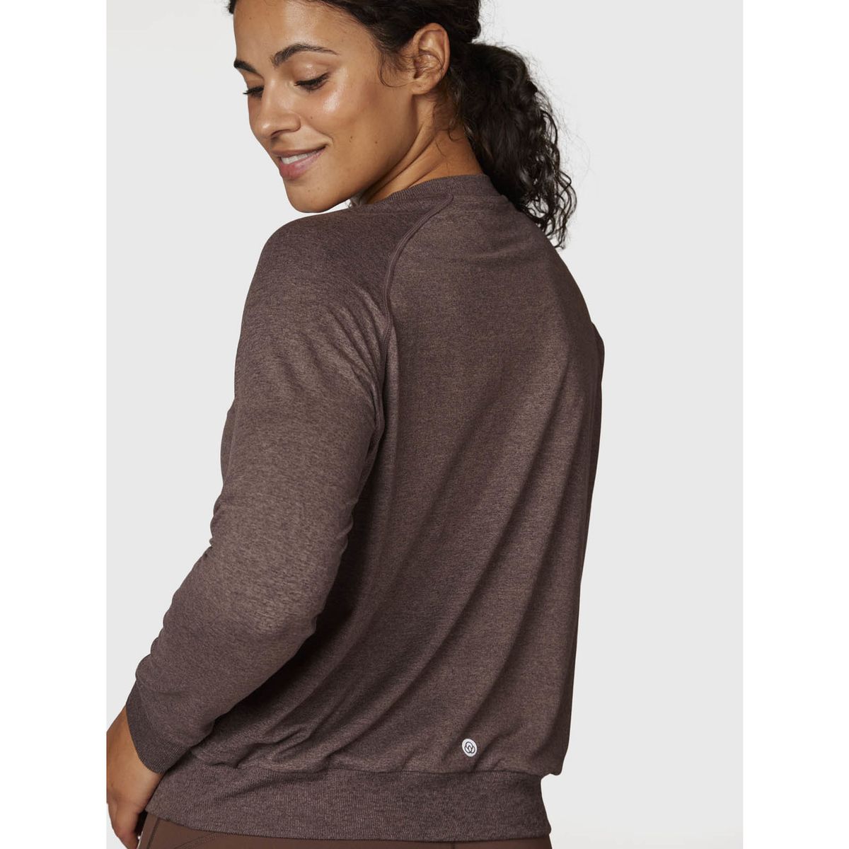 BSOUL - Polerón Mujer Crew Neck Café BSOUL