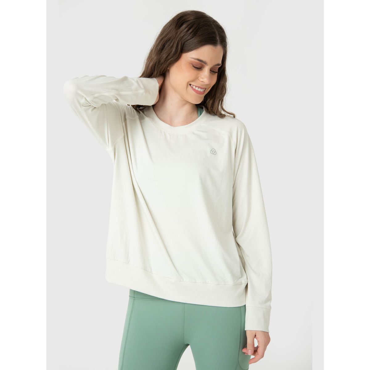 BSOUL - Polerón Mujer Crew Neck Crudo BSOUL