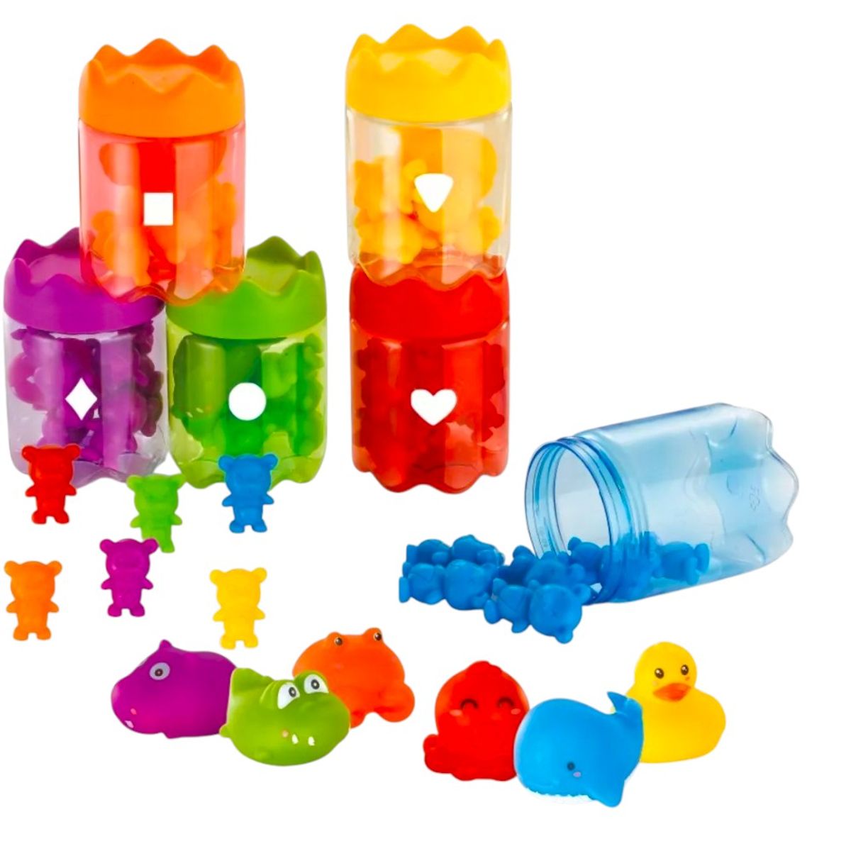 GENERICO - JUEGO DE CLASIFICACIÓN COLORES PARA NIÑOS CONTAR MATEMATICO