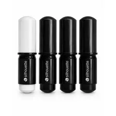 SILHOUETTE - Pack De Lápices Para Dibujo 1 Blanco y 3 Negro