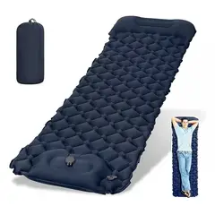 GENERICO - Colchón Inflable Plegable Portátil para Acampar Colchoneta