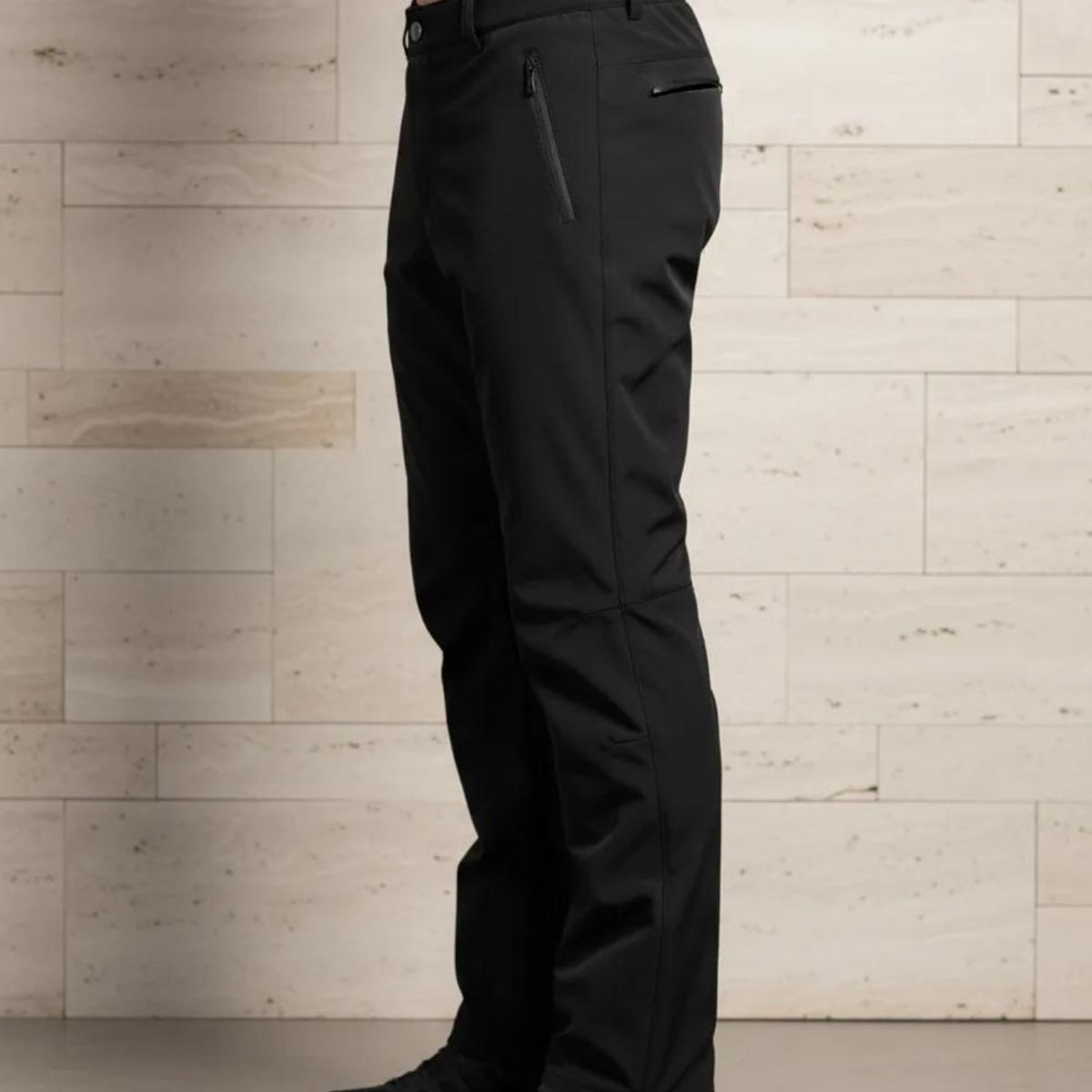 BLUE MOUNTAIN - Pantalón Softshell Hombre Premium Térmico Impermeable