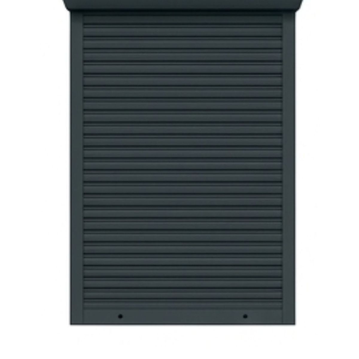 Persiana Exterior de Seguridad Color Antracita de 1mts. Ancho x 1mts. Alto  Motorizada, marca PERSIALUX - Foto Principal
