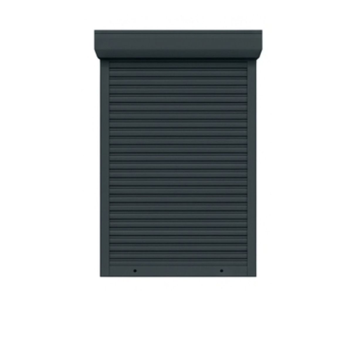 Persiana Exterior de Seguridad Color Antracita de 1mts. Ancho x 1mts. Alto  Motorizada, marca PERSIALUX - Foto Principal