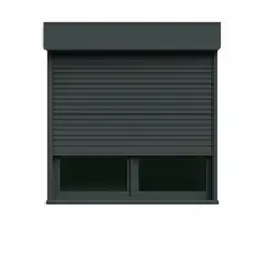 PERSIALUX - Persiana Exterior de Seguridad Color Antracita de 2mts. Ancho x 2mts. Alto Motorizada