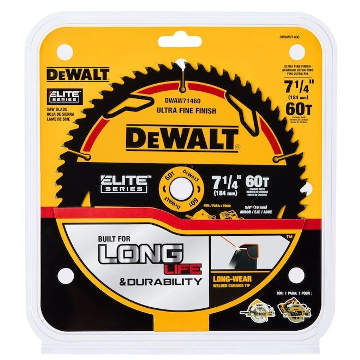 DEWALT - DISCO SIERRA CIRCULAR ELITE DEWALT 7.14 X 60 DTES DWAW71460