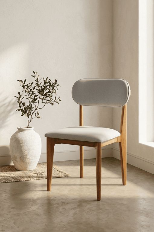 Silla Monaco Miel - Tapiz Crudo