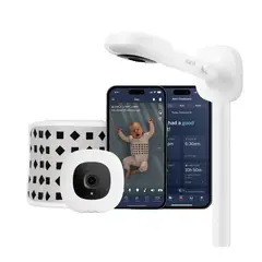 NANIT - Monitor Inteligente para Bebé Pro + Soporte de Pared + Breathing Band