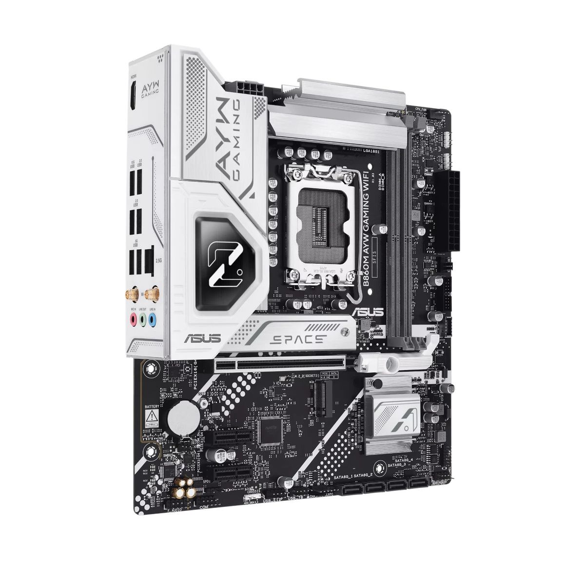 ASUS - MB LGA s1851 Intel - Asus B860M AYW GAMING WIFI - 2x DDR5