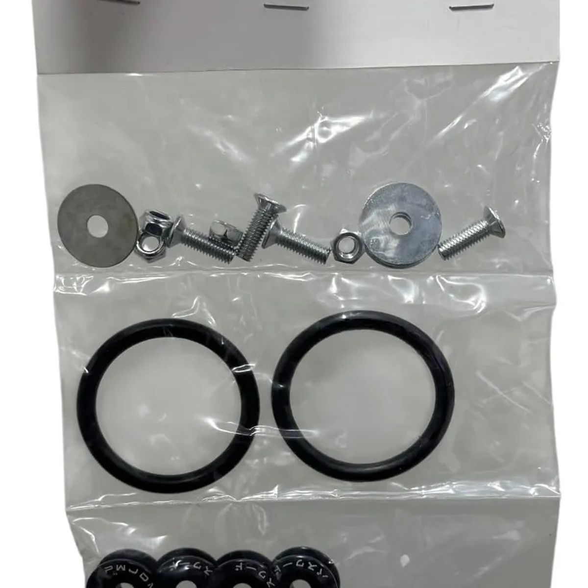 GENERICO - Kit De Sujetador De Liberacion Rapida Para Parachoque 18pzs negro