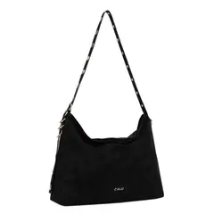 CALU - Cartera Bandolera Tachas Manuela Negro