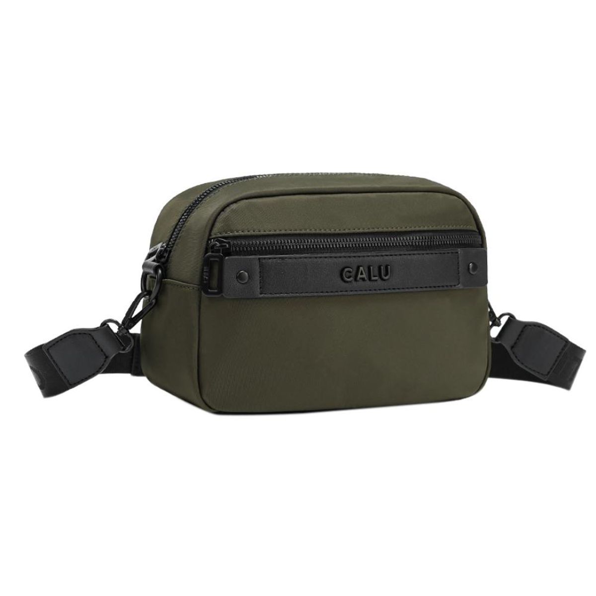 CALU - Cartera Bandolera Pequeña Eva Verde Militar Calu