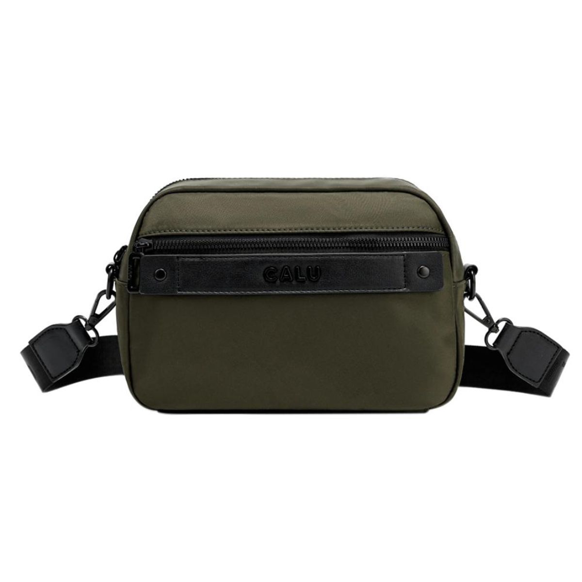 CALU - Cartera Bandolera Pequeña Eva Verde Militar Calu
