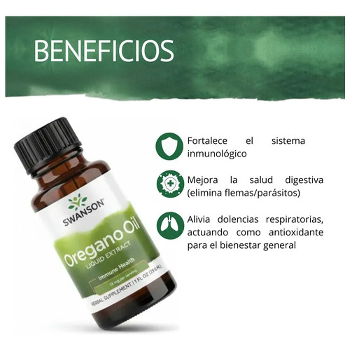 GENERICO - Swanson Aceite De Oregano Extracto Liquido 174 Servicios Original