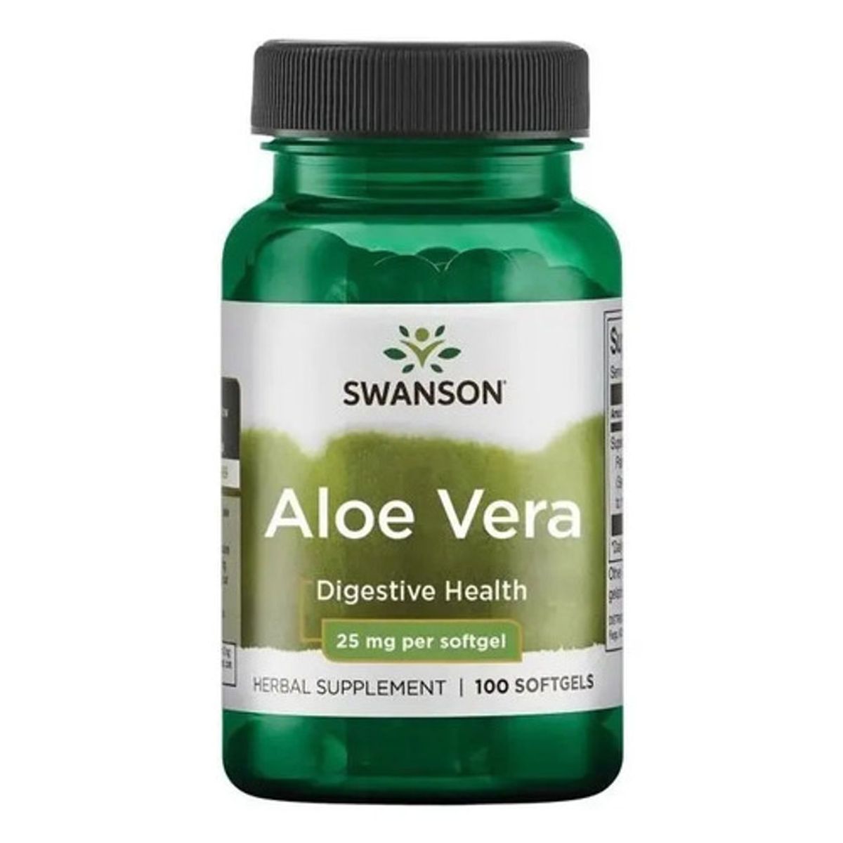 GENERICO - Suplemento Para La Digestión Aloe Vera Swanson 25mg 100 Cap Softgels