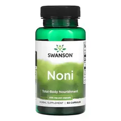 GENERICO - Swanson Noni 500 Mg 60 Caps, Promueve Vitalidad Y Bienestar